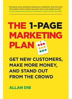 The One Page Marketing Plan